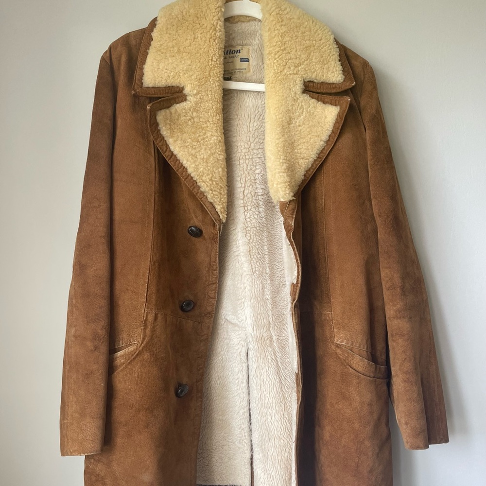 Men’s Vintage Sheepskin Coat Jacket